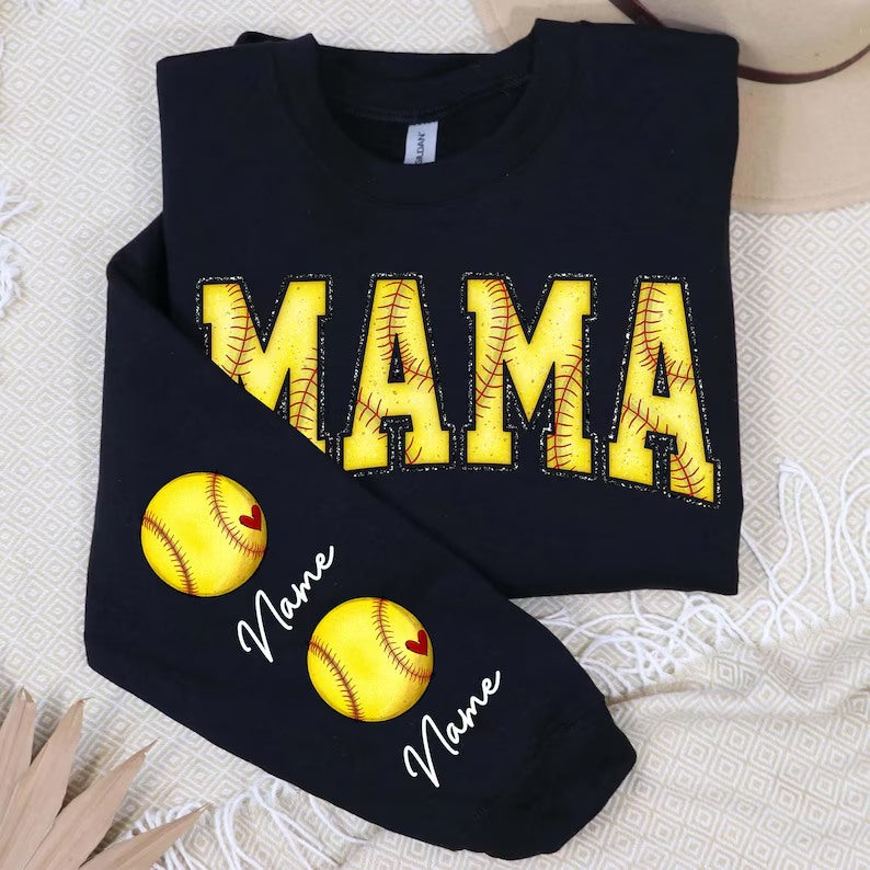 Personalized Softball Mama