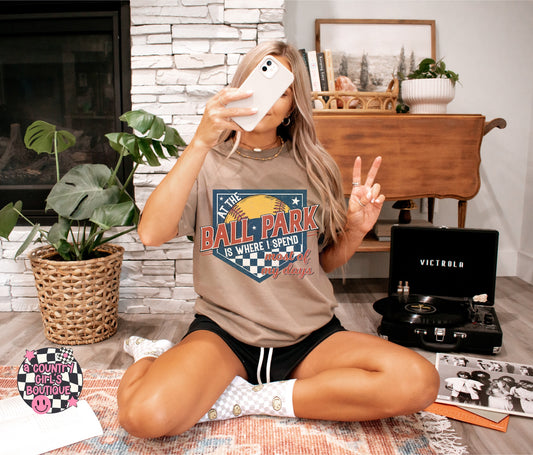 At the ballpark is where I spend most of my days