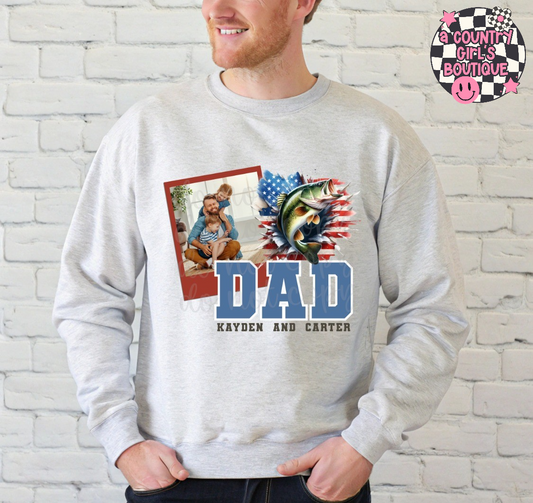 DAD custom photo fish
