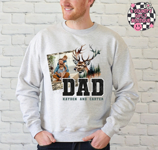 DAD custom photo deer