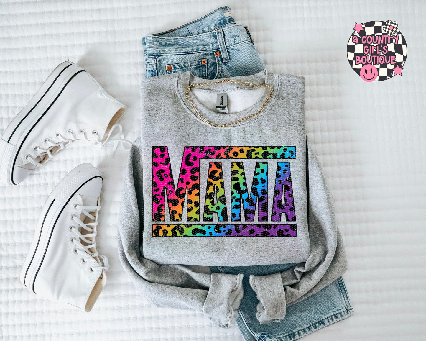 Mama/Mini rainbow leopard