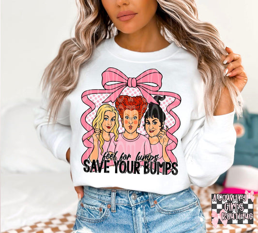 Feel for lumps save your bumps