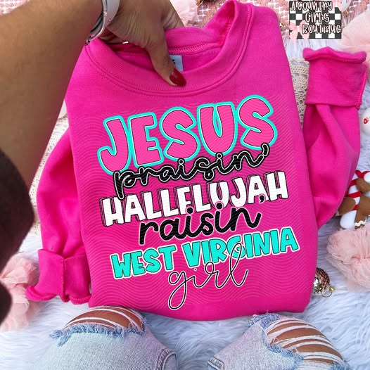 Jesus Praisin' West Virginia girl