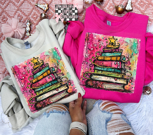 Colorful bookstack