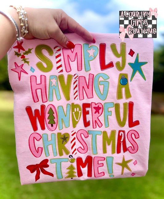 Simply having a wonderful Christmas time