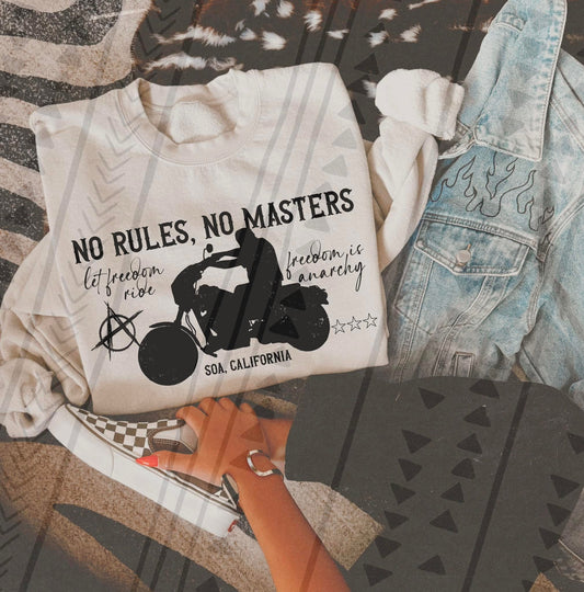 No rules no masters