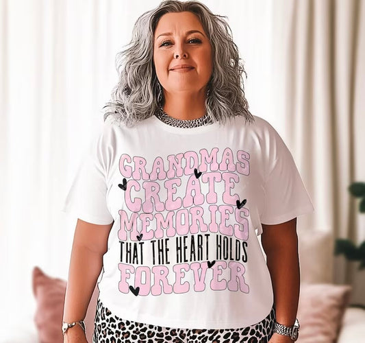 Grandmas create memories tee