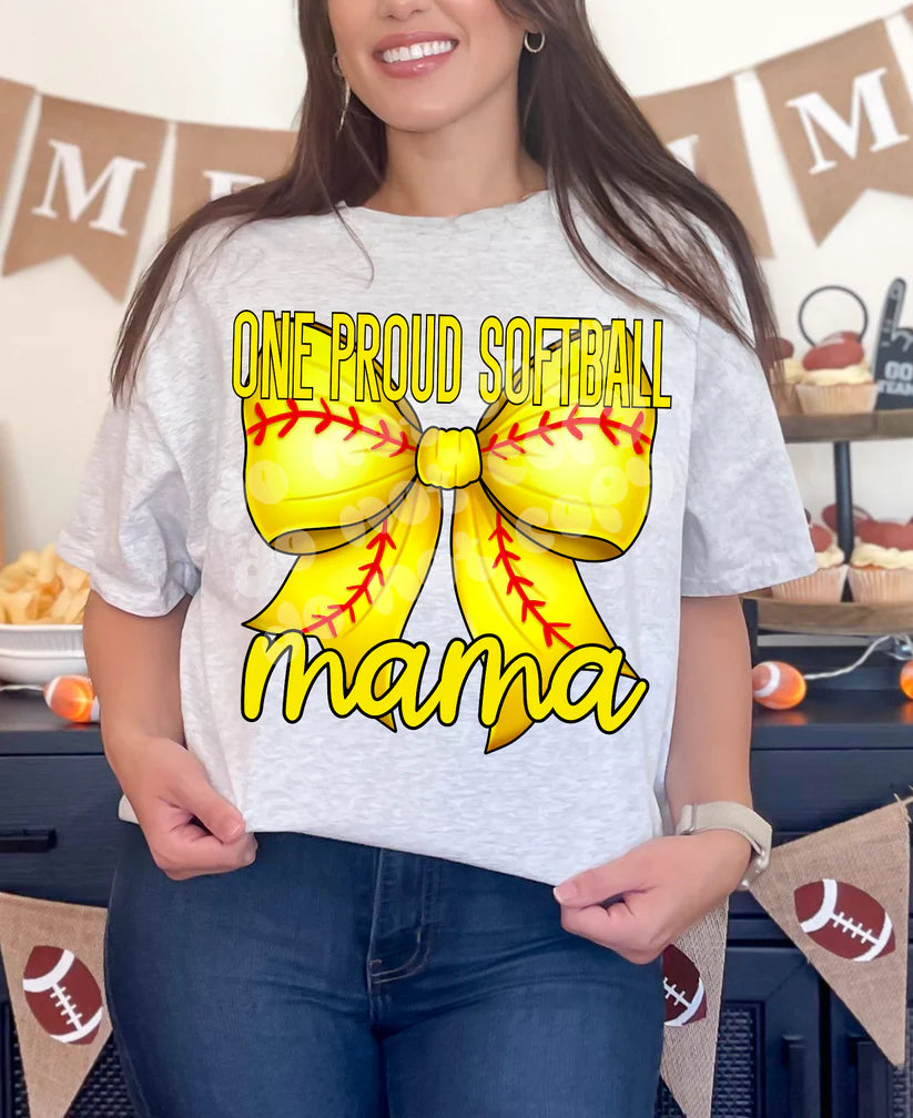 One proud softball mama