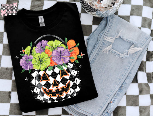 Checkered Jack O lantern