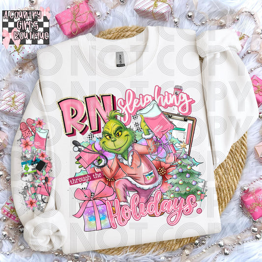 RN sleighing the holidays