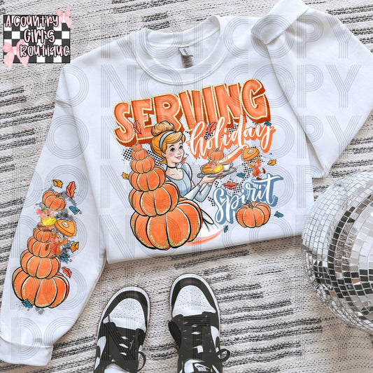 Serving holiday spirit