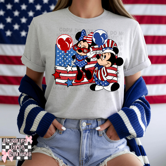 Mickey & Minnie Fourth Of July