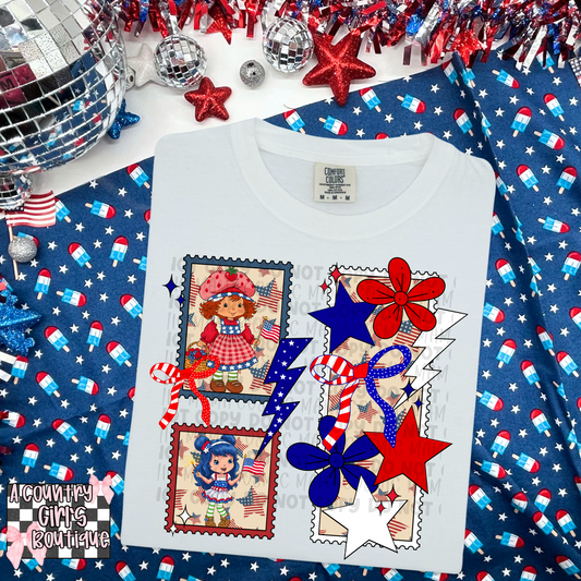 Strawberry Shortcake patriotic