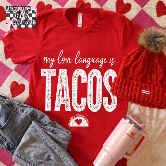 My love language is tacos