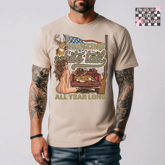 Hunting white tail all year long