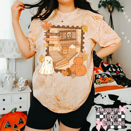 Halloween/Fall Scene Stamp