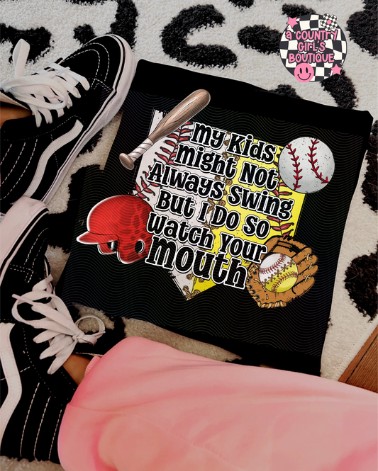 My kids might not always swing