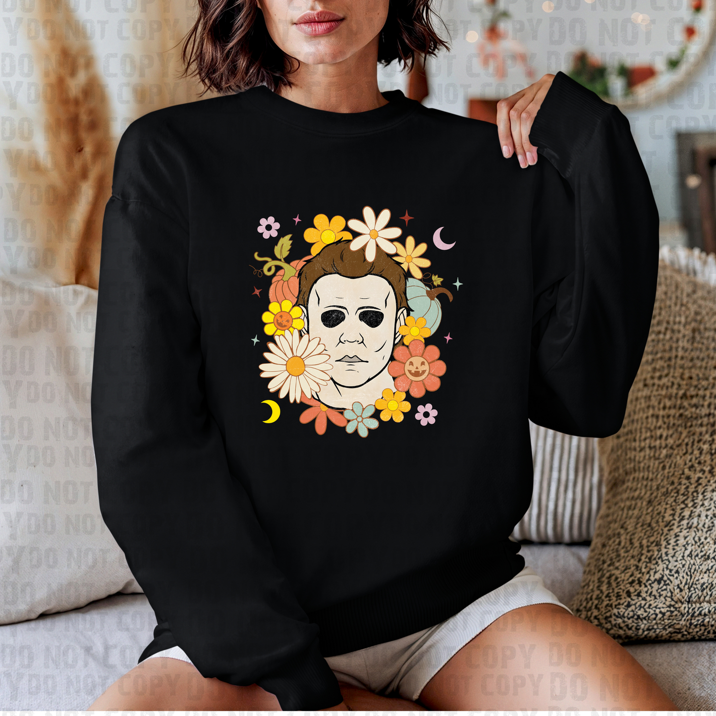 Floral Myers Long Sleeve or Crewneck