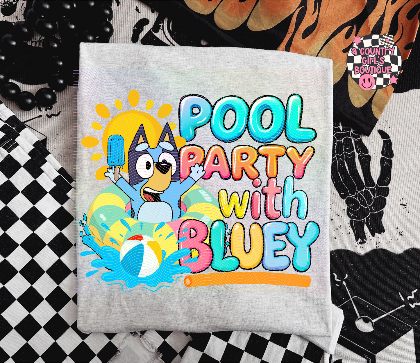 Pool Party with Bluey